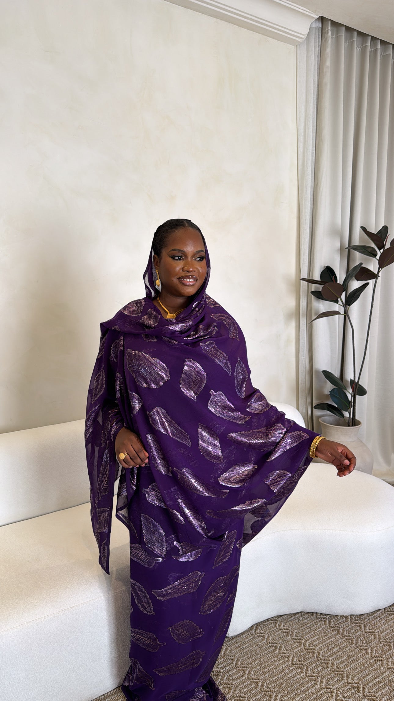 METALLIC SILK LAFFAYA