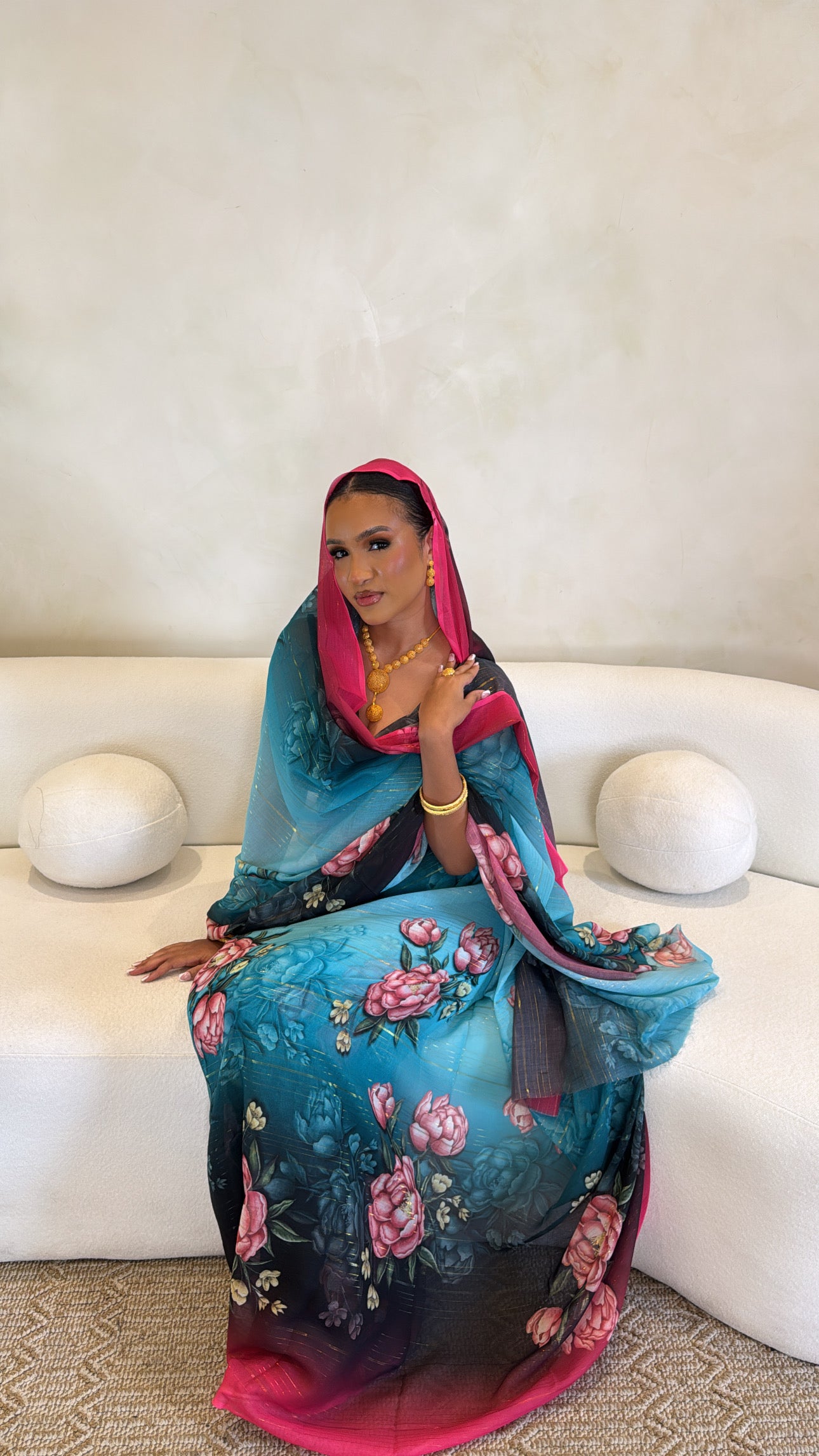 Floral Cotton Laffaya