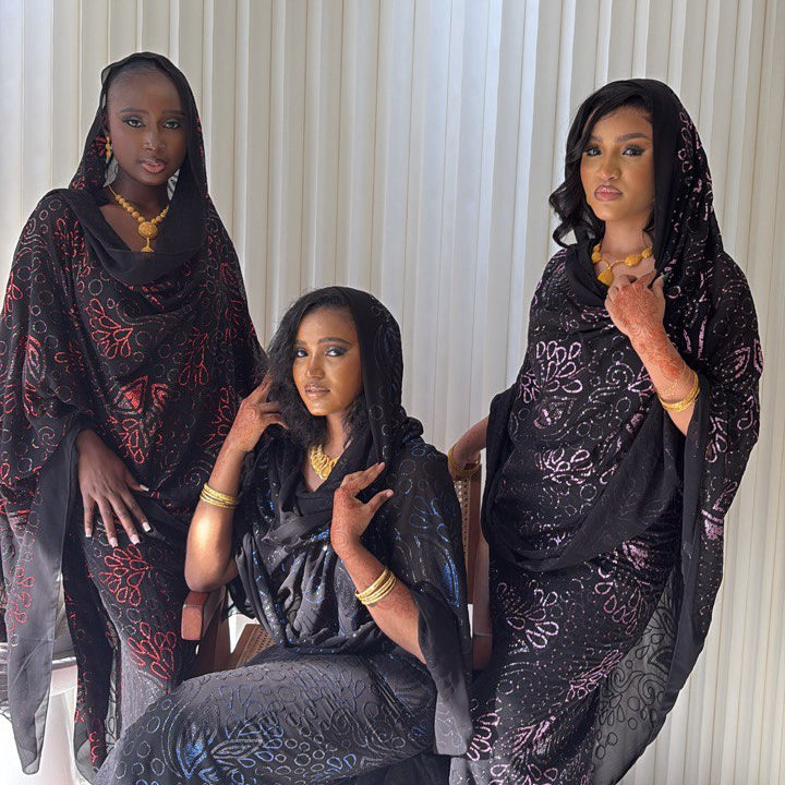 EMBELLISHED IN BLACK LAFFAYA