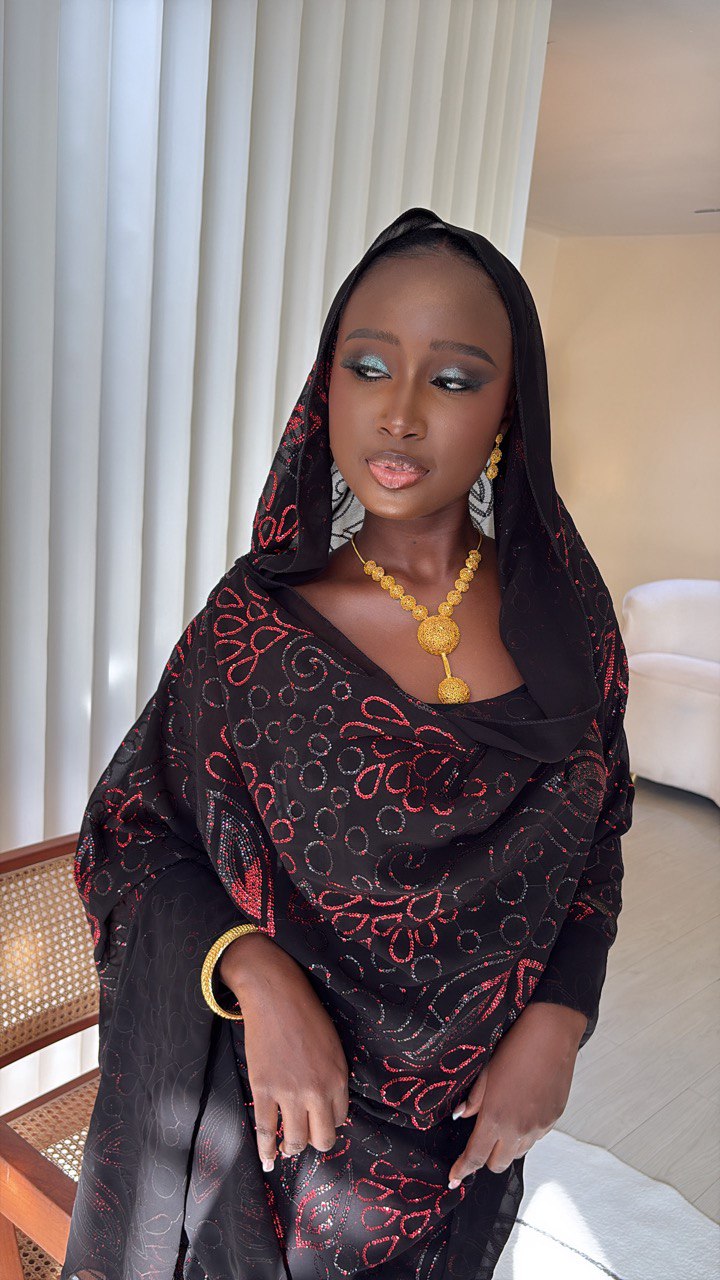 EMBELLISHED IN BLACK LAFFAYA
