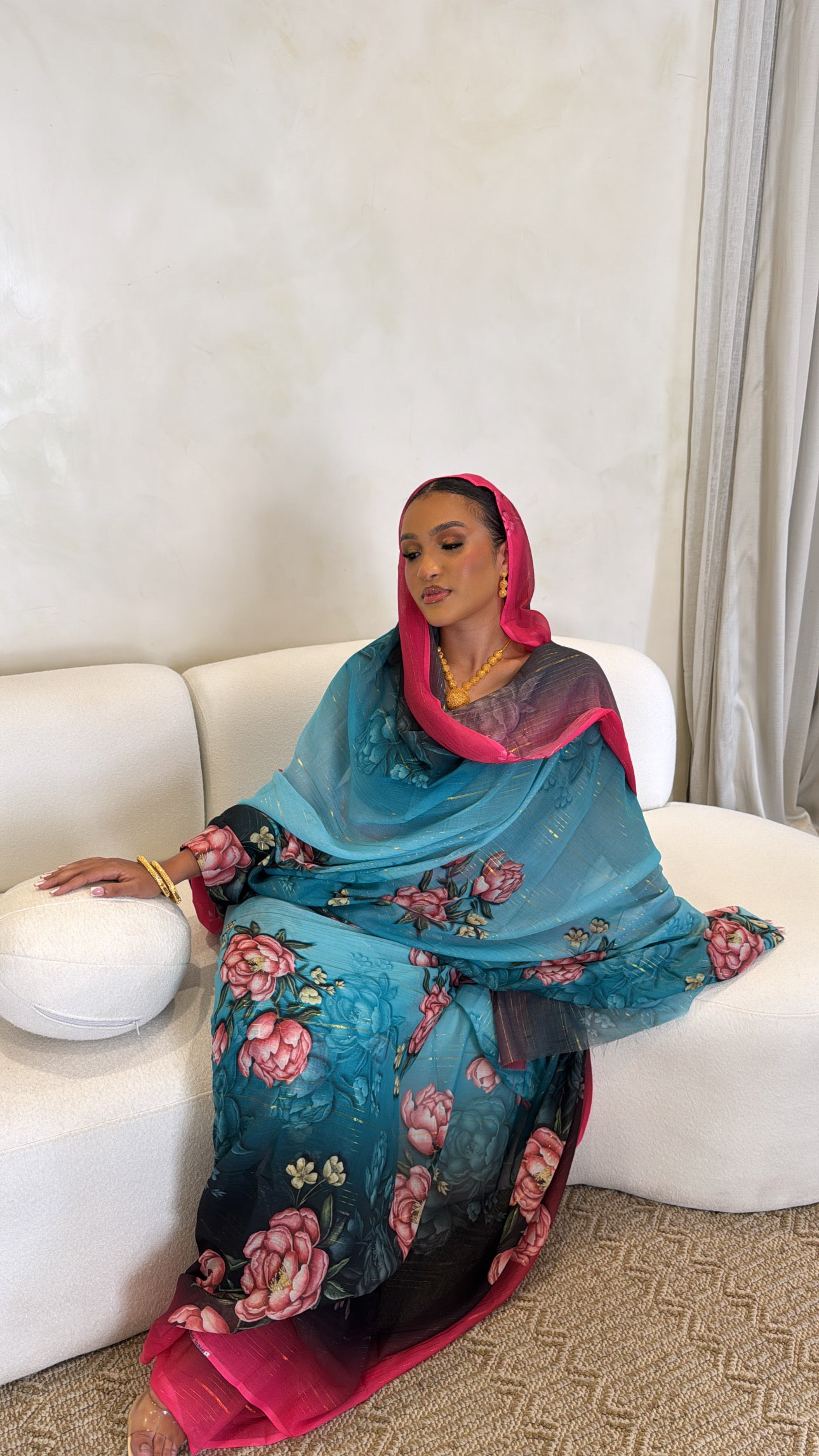 Floral Cotton Laffaya